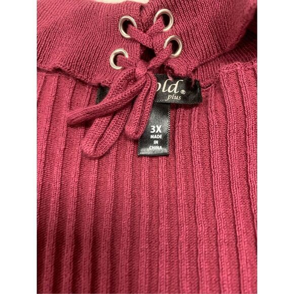 Plus Size Sweater Dress - Picture 4 of 5